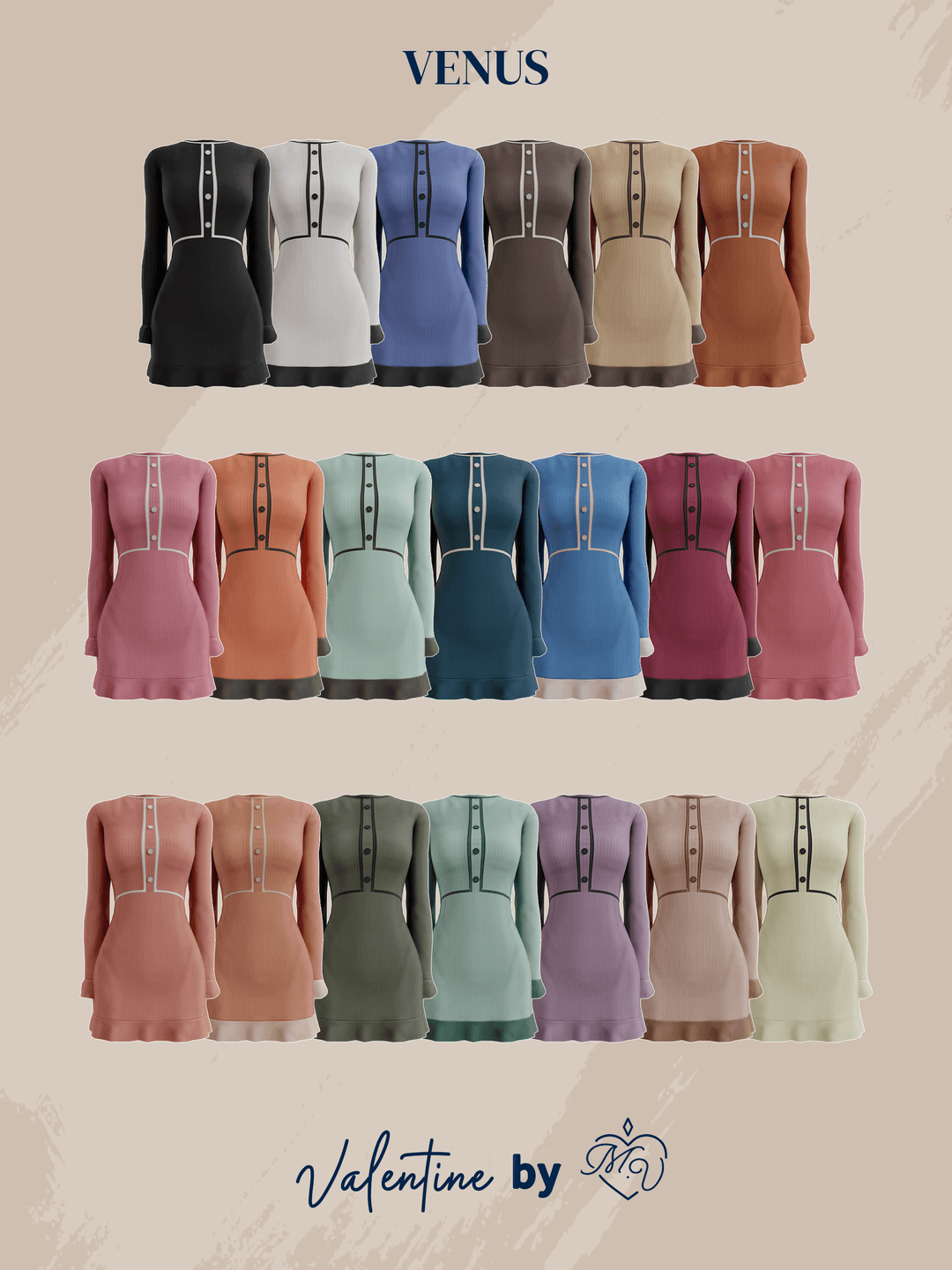 Галерея мода Платье Venus Dress #1